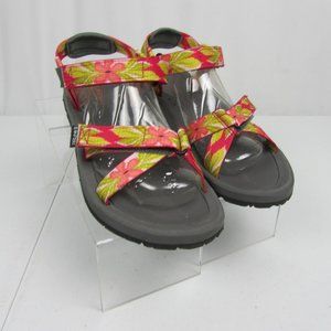 Rafters Multicolor Floral Strap Rugged Sport Sandals Hiking Water Women Size 7